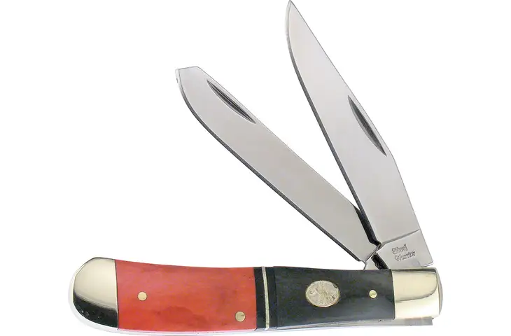 Frost Steel Warrior Trapper Red/Blac Folding Knife